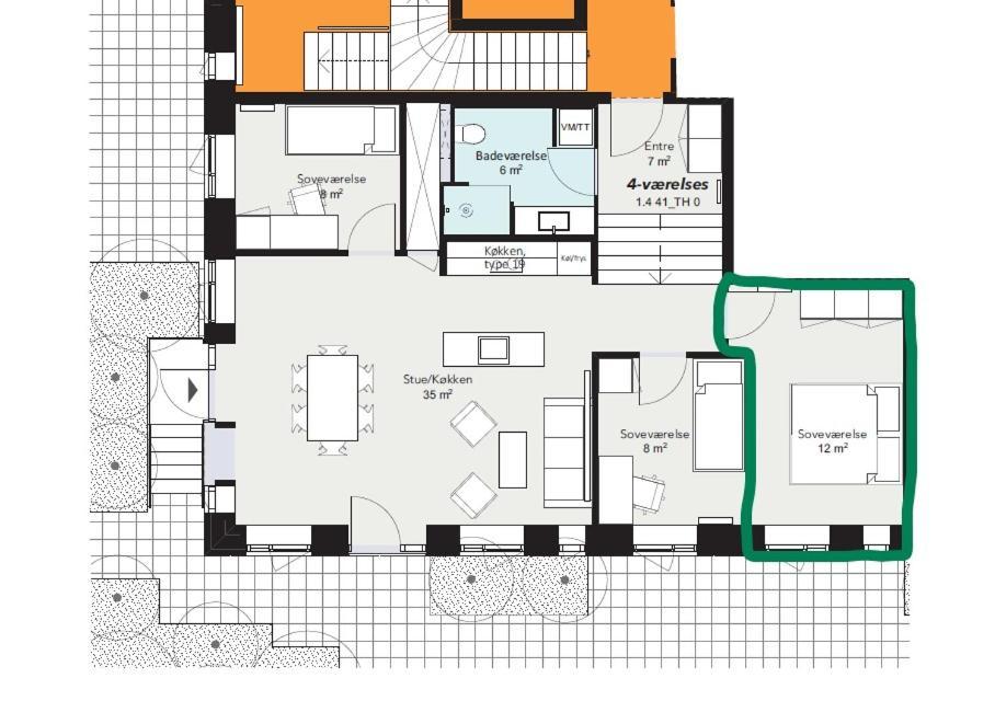 Big Room In Shared Apartment With King Size Bed Copenhaga Exterior foto